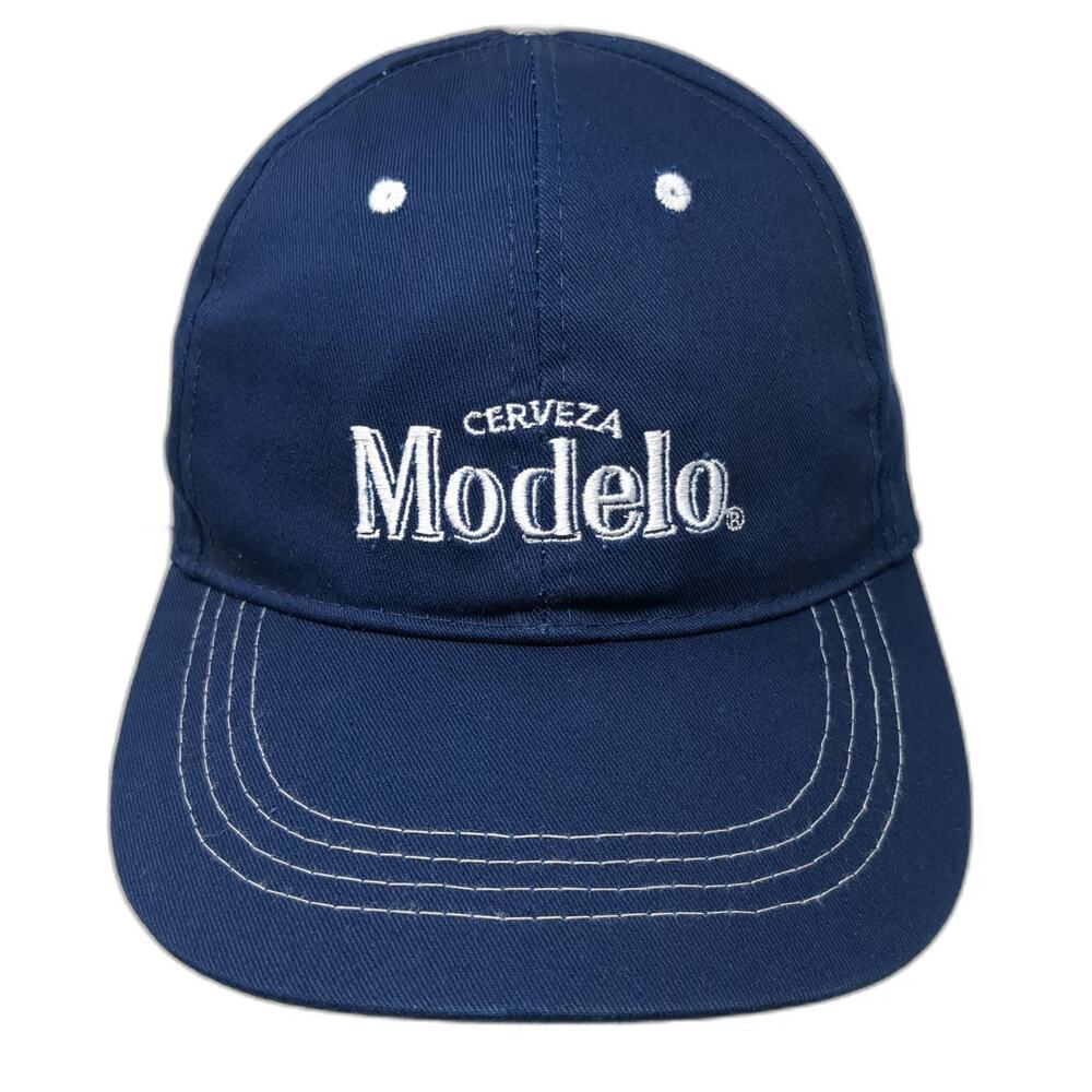 BDA Baseball Cap Blue One Size Cerveza Modelo Embroidery Cotton Hat Strapback